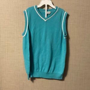 Kids Turquoise Sweater Vest